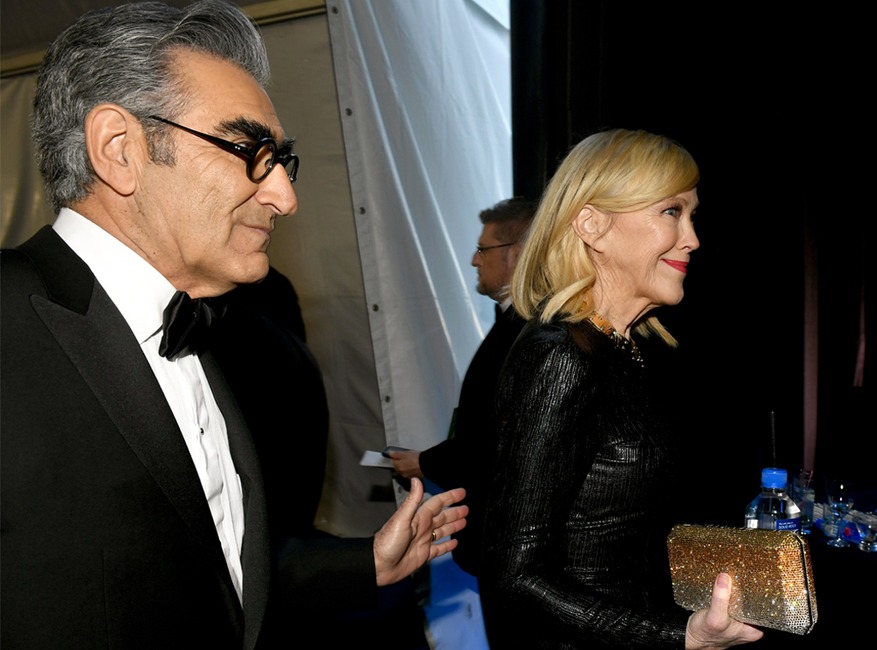 Eugene Levy, Catherine O'Hara, 2020 Critics Choice Awards, After Party